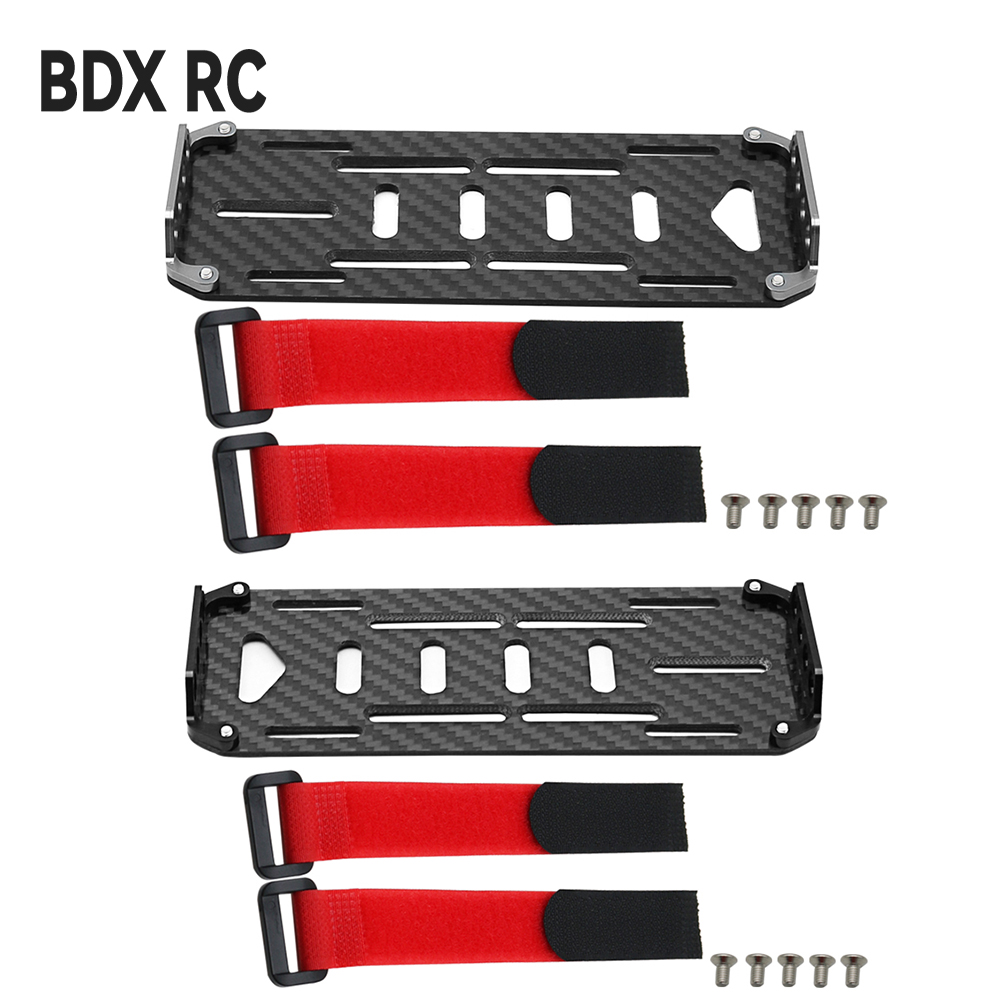 Drone Power Distribution Board - Zwart Koolstofvezel Batterij Montageplaat voor RC