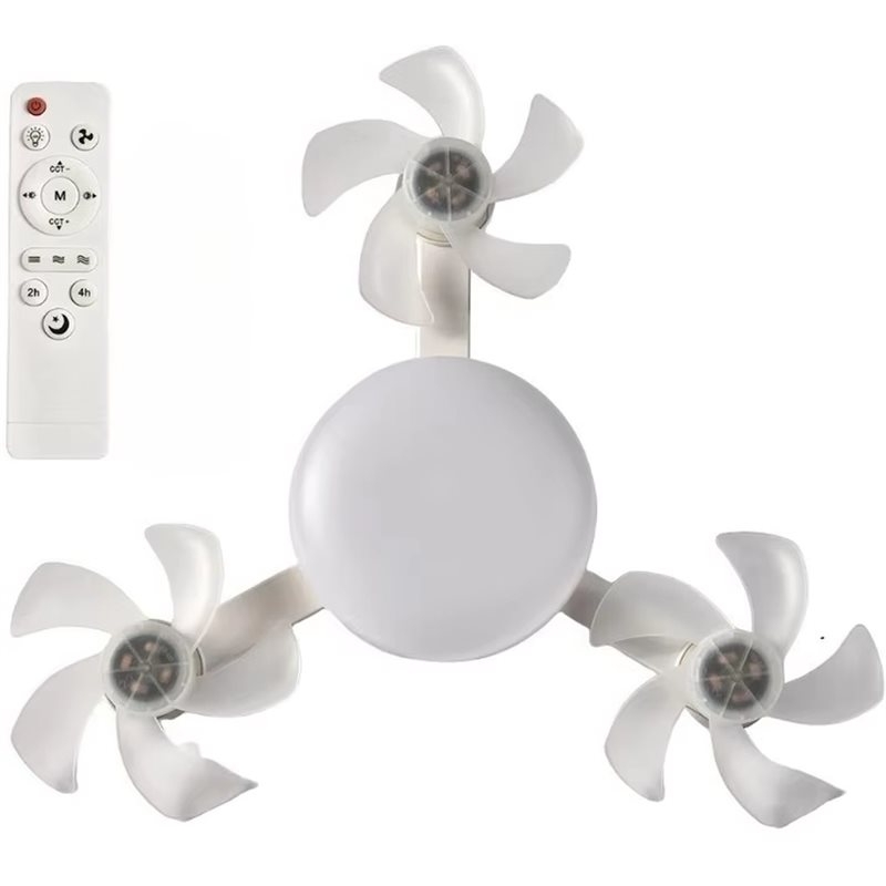 Drone Led Light - YANA35R Drone Design Dimbaar 3-kleuren LED-plafondventilatorlamp